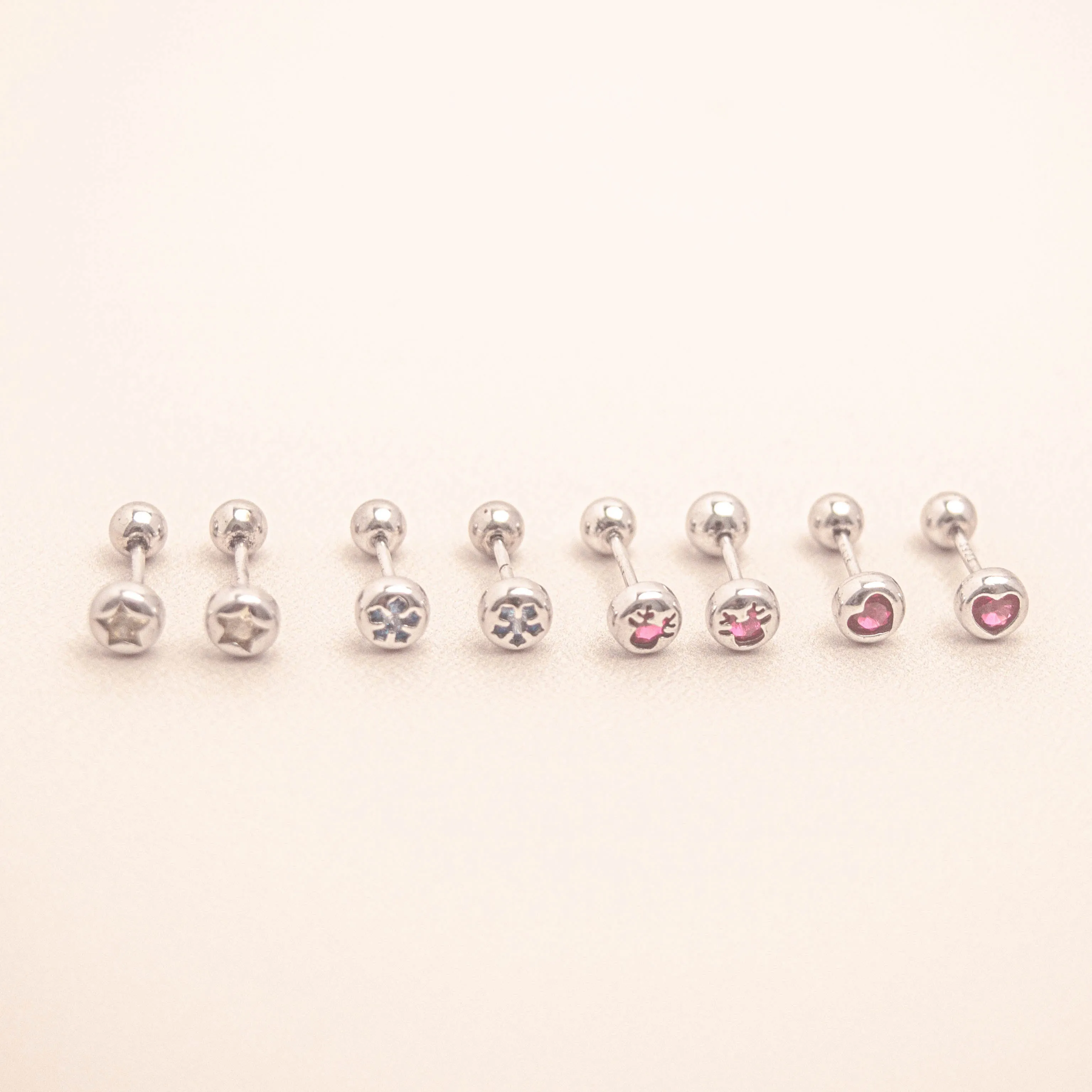 Festive Barbell Earrings