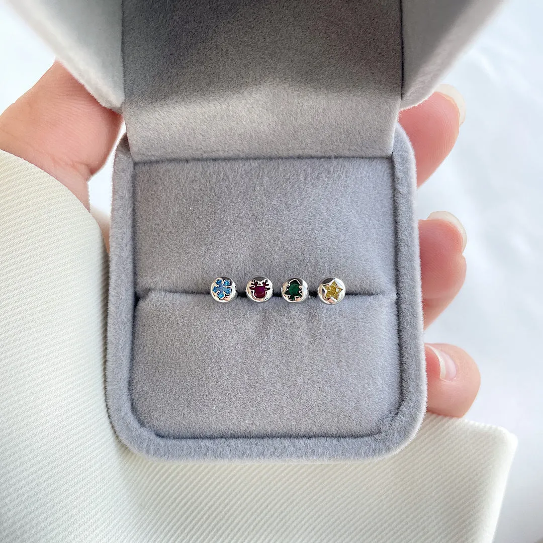 Festive Barbell Earrings