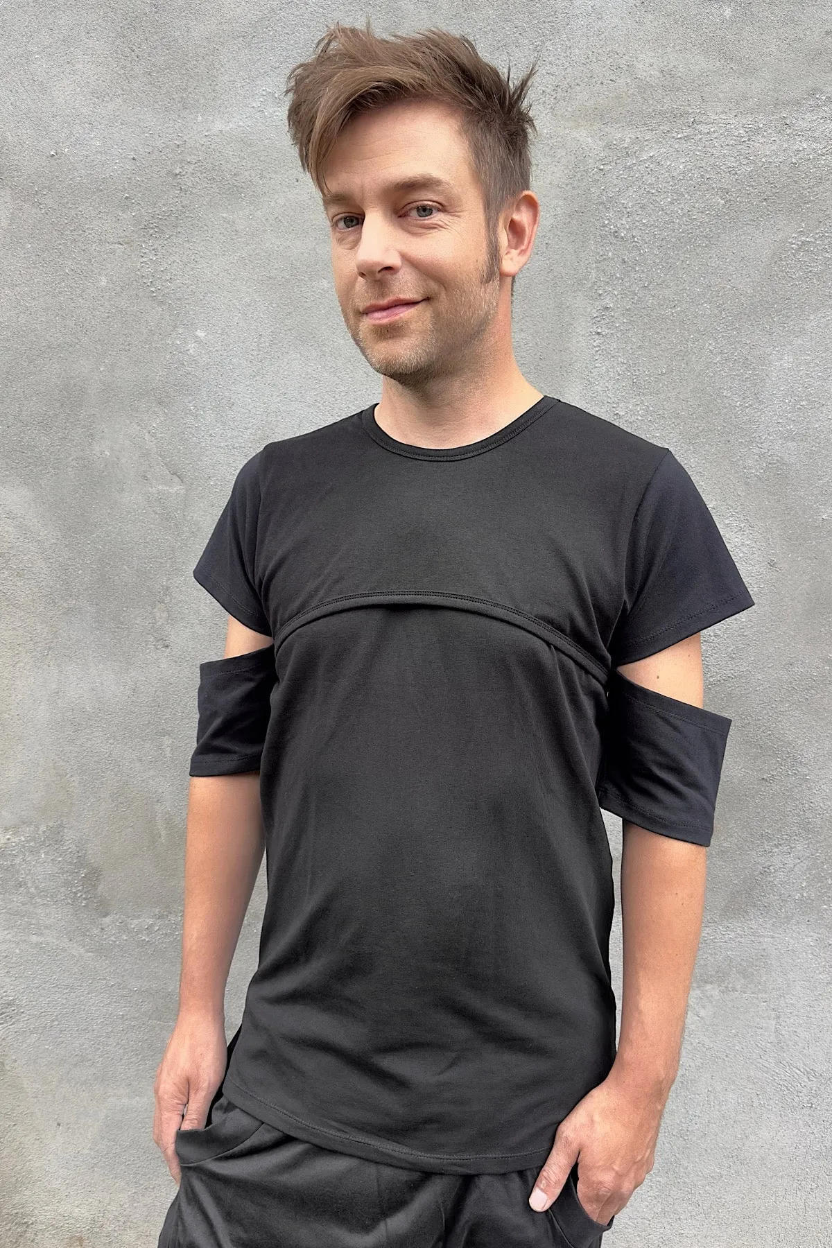 Five and Diamond Armadillo T-Shirt - cotton