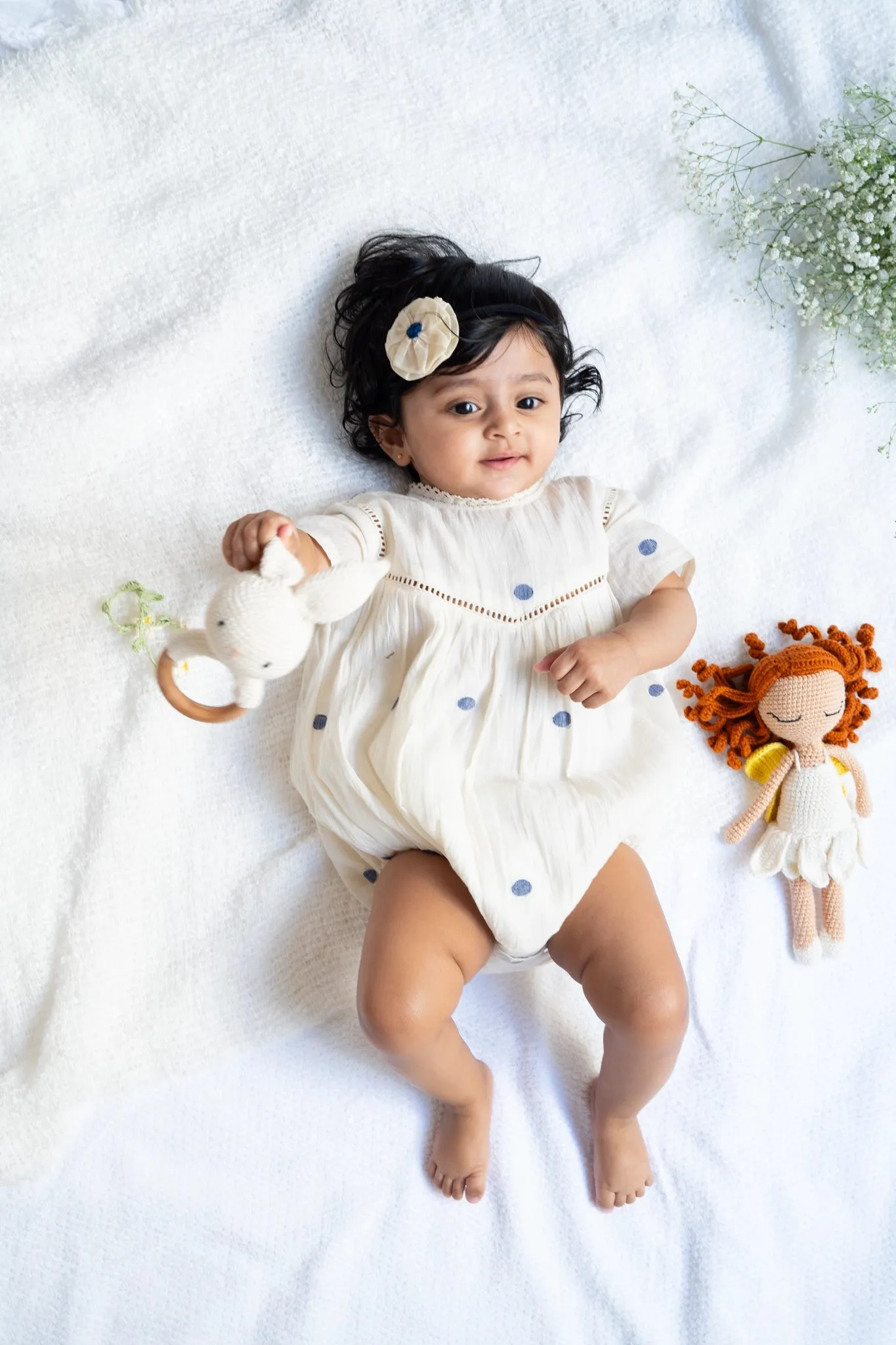 Flower Headband | Cotton | Off-White