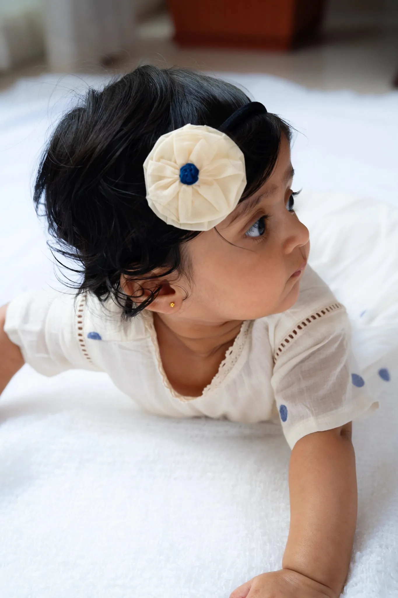Flower Headband | Cotton | Off-White
