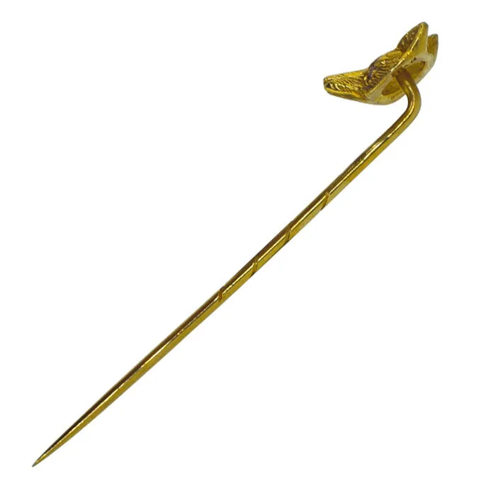 Fox Head Tie Pin