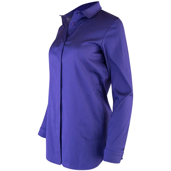 French Pocket Topper in Violet