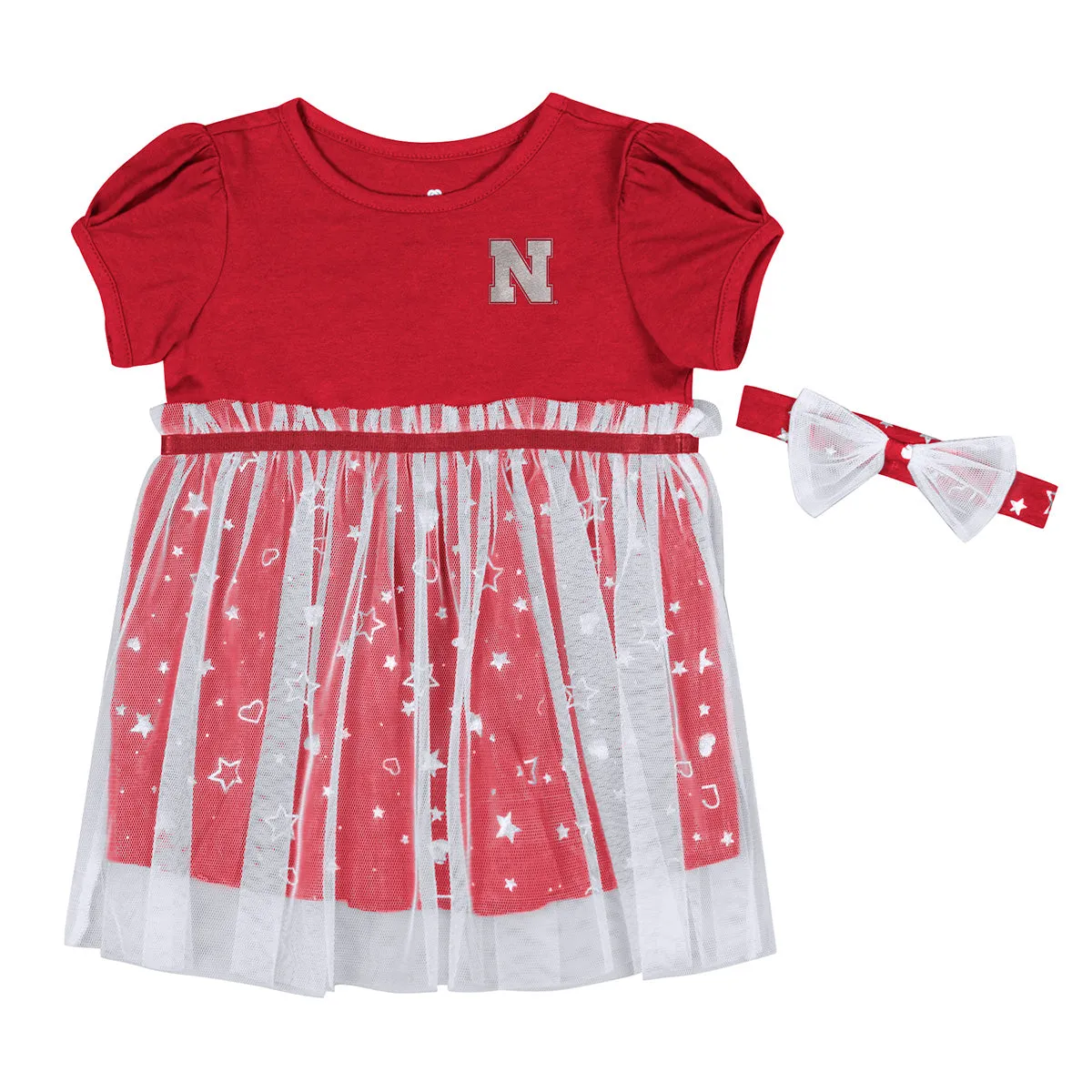 Girls' Nebraska Huskers Infant Star League Dress