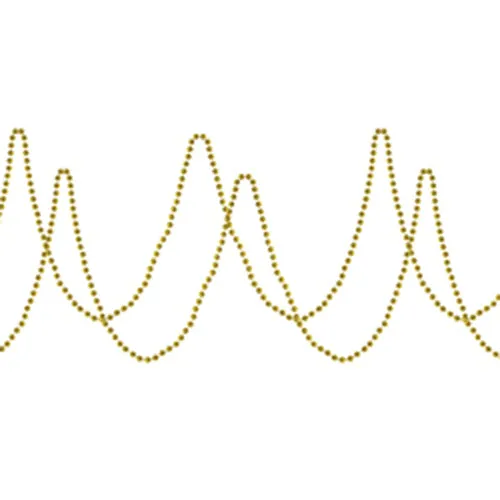 GOLD BEADED GARLAND