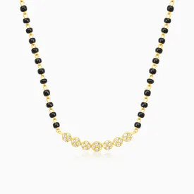 Golden Arc of Flowers Mangalsutra