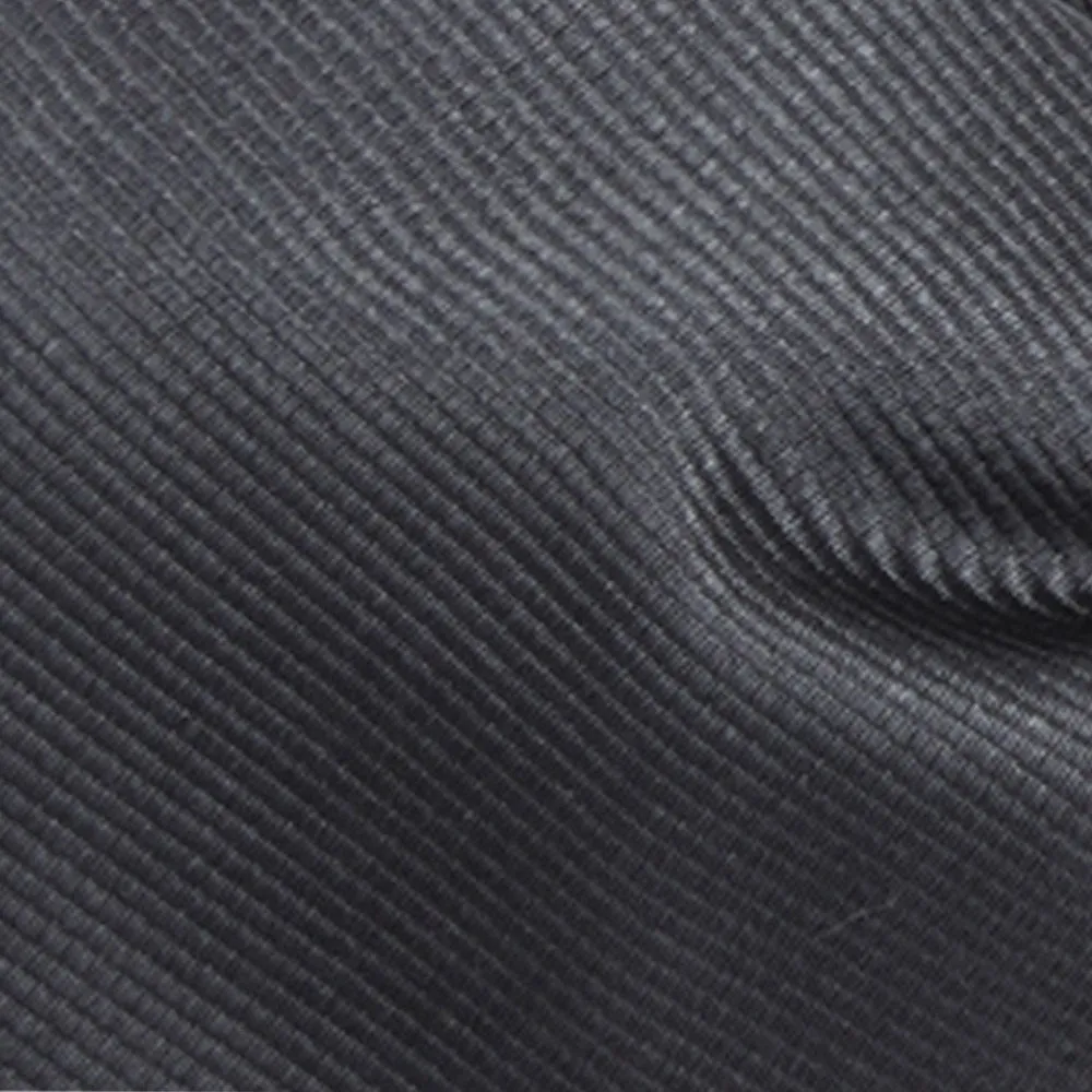 Grosgrain Solid Charcoal Bow Tie