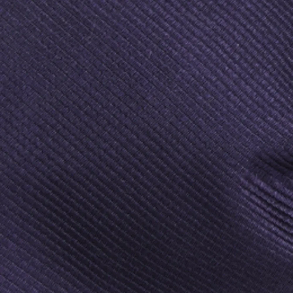 Grosgrain Solid Deep Eggplant Bow Tie