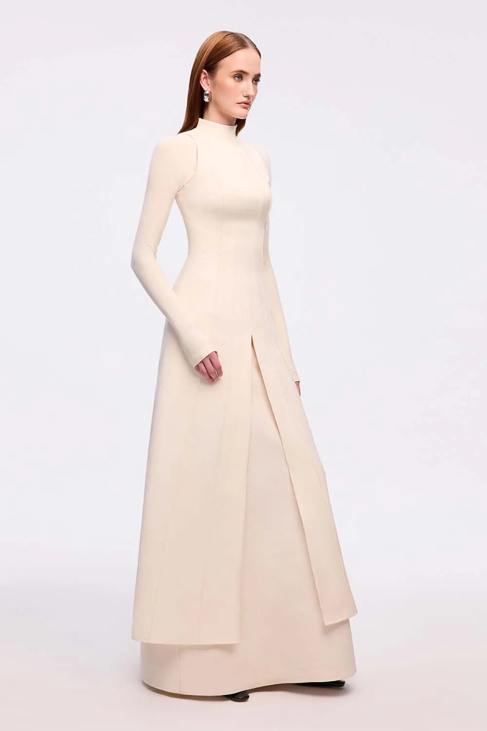 Han Yen Bodycon Long Sleeved Woolen Top