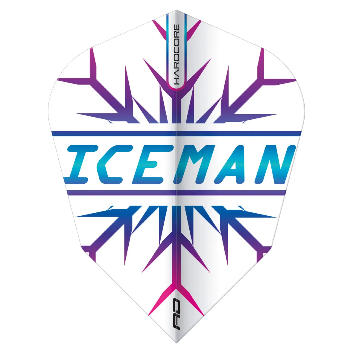 Hardcore Gerwyn Price Rainbow Snowflake V Standard Flights V-Standard Dart Flights by Red Dragon