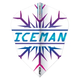 Hardcore Gerwyn Price Rainbow Snowflake V Standard Flights V-Standard Dart Flights by Red Dragon