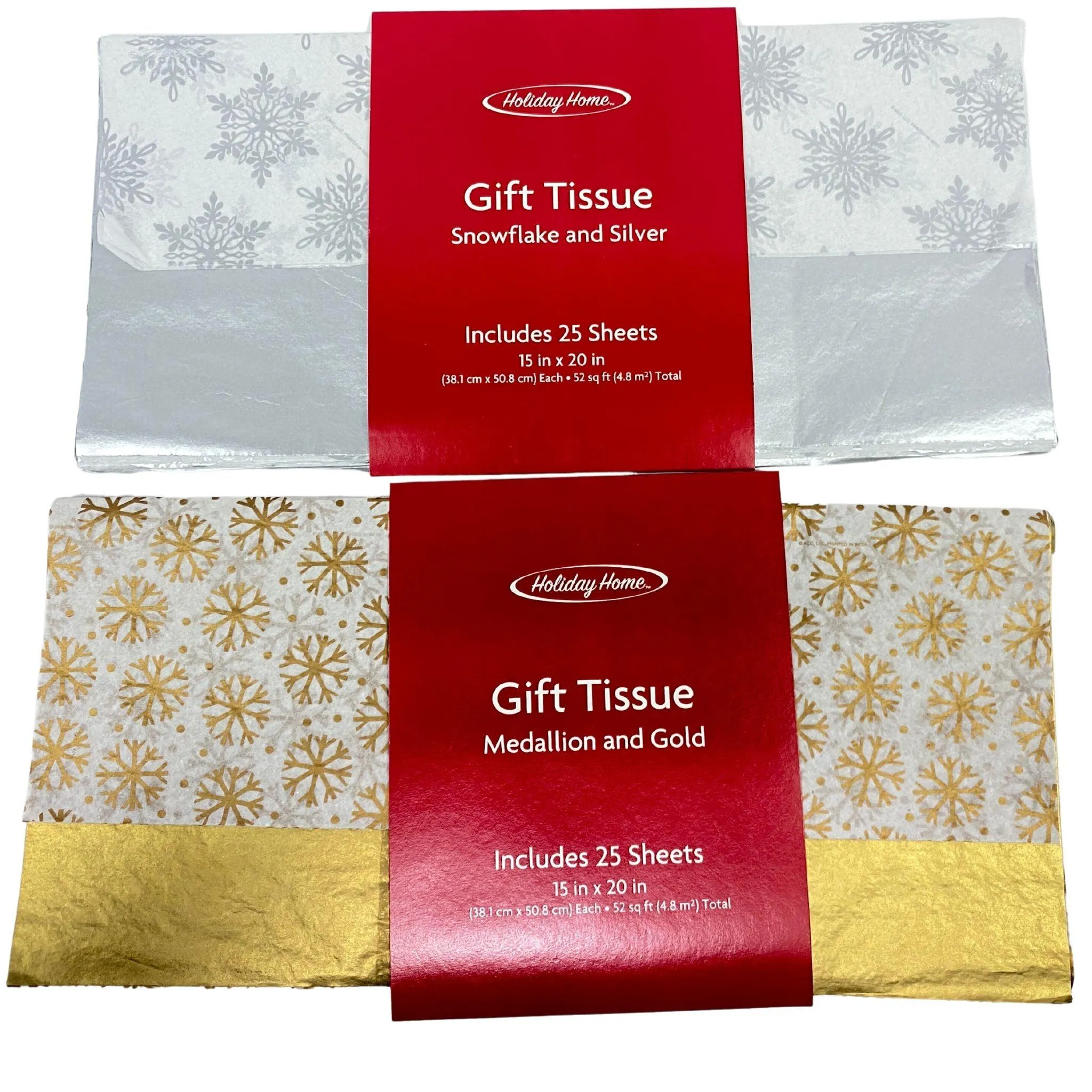 Holiday Home Gift Tissue (50 Pcs Lot)
