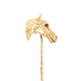 Horse Head Tie Pin