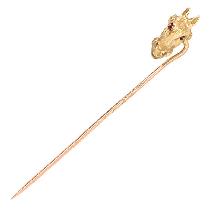 Horse Head Tie Pin