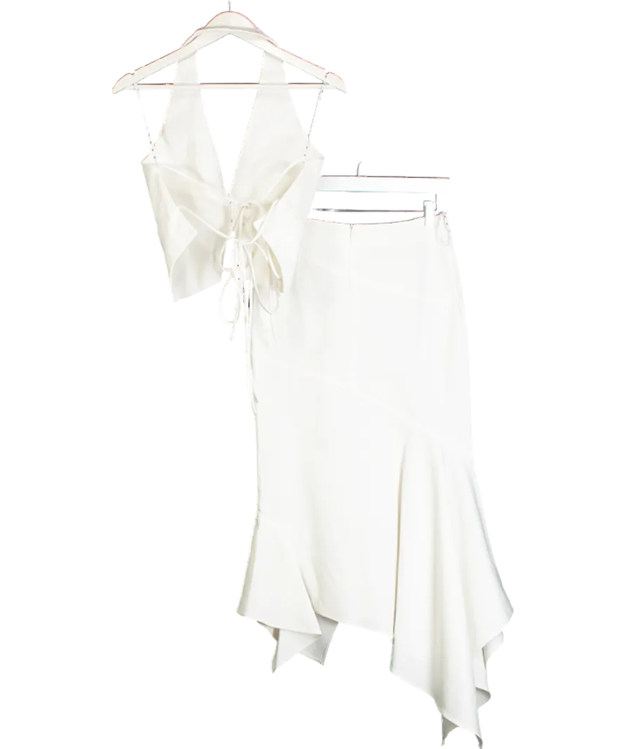 ILA The Label White Waistcoat And Skirt Set UK 8