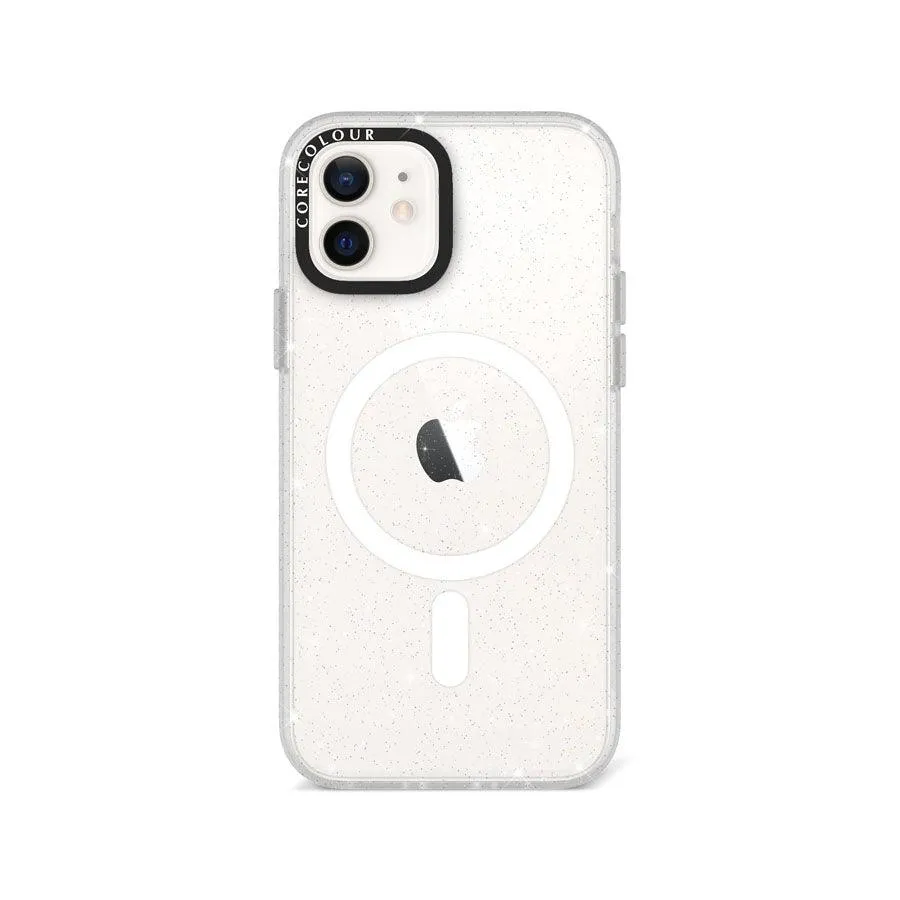 iPhone 12 Glitter Clear Glitter Phone Case MagSafe Compatible