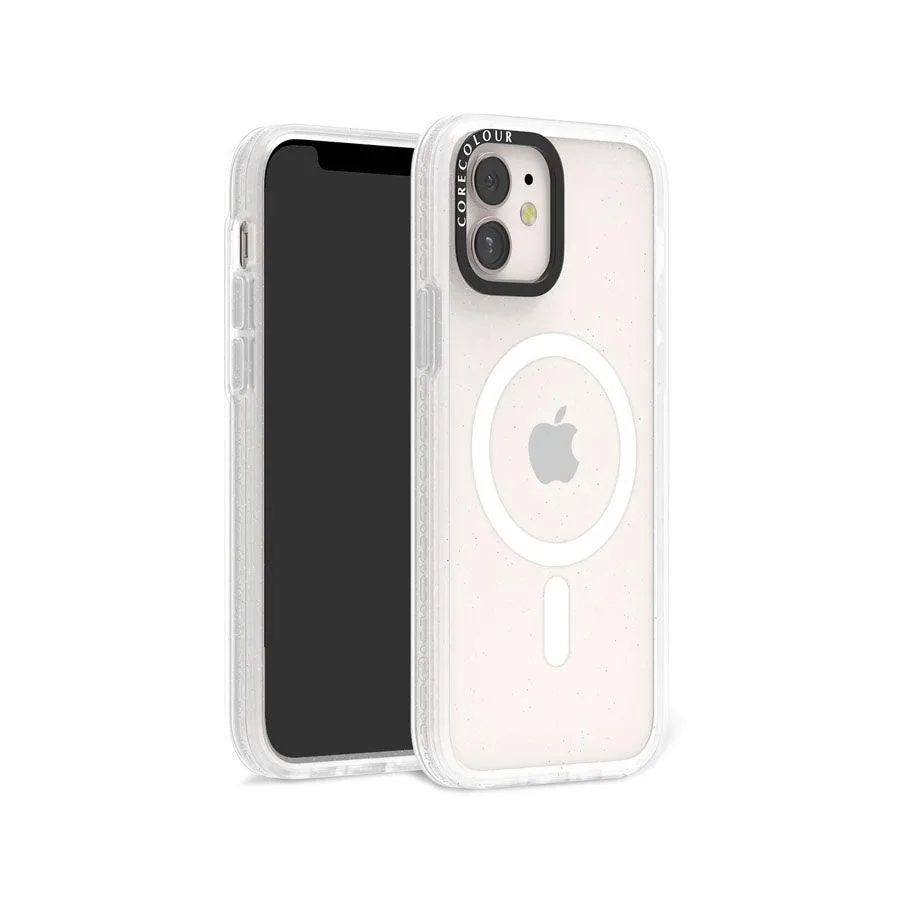 iPhone 12 Glitter Clear Glitter Phone Case MagSafe Compatible