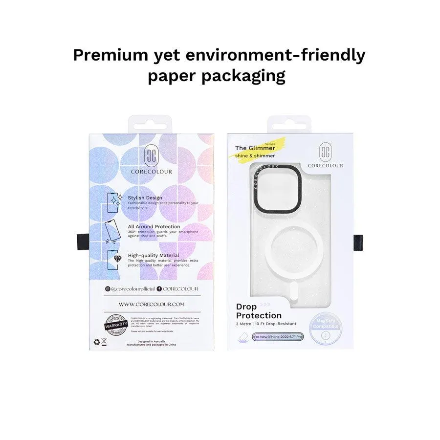 iPhone 12 Pro Glitter Clear Glitter Phone Case MagSafe Compatible