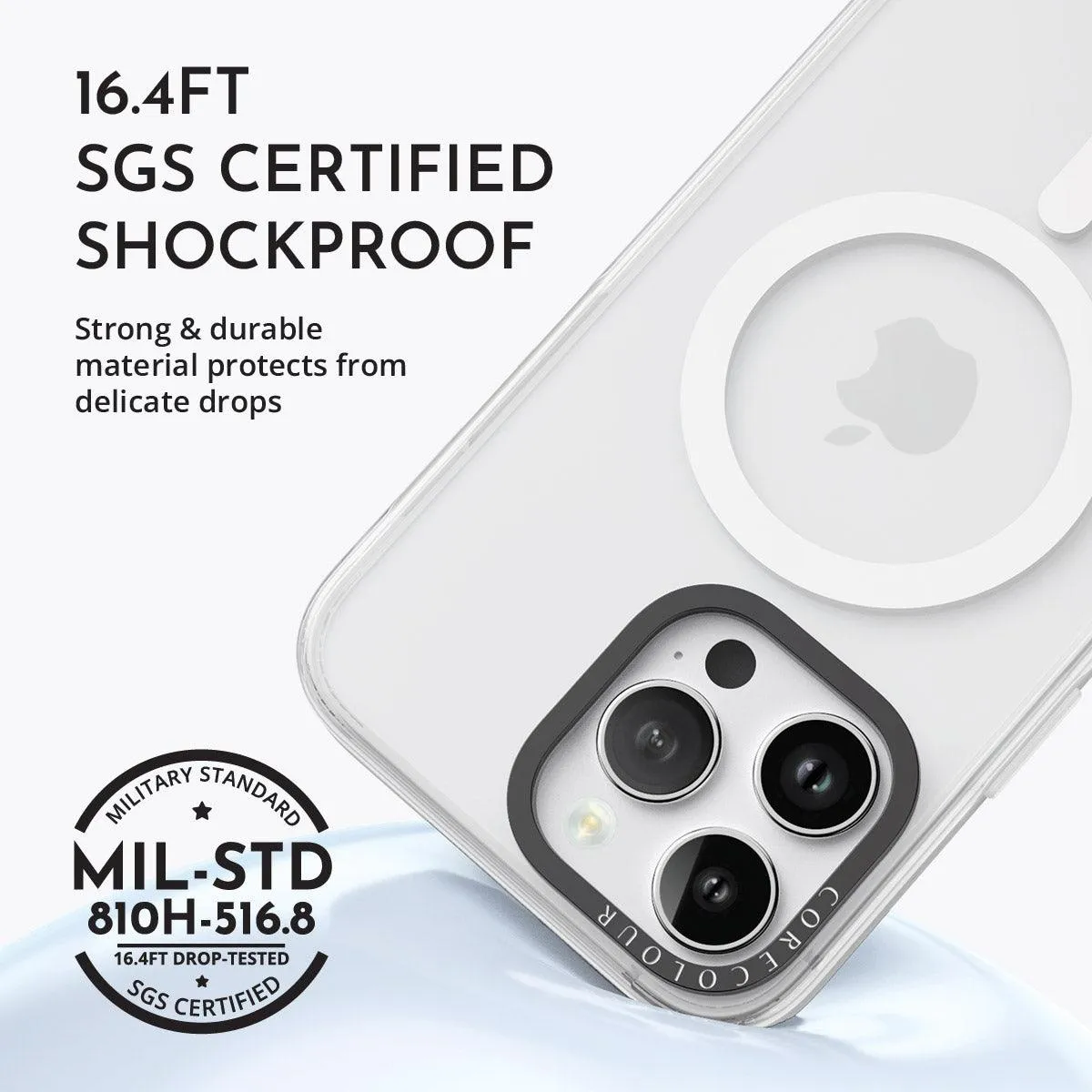 iPhone 12 Pro Glitter Clear Glitter Phone Case MagSafe Compatible