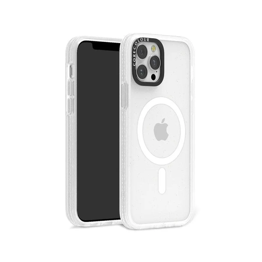 iPhone 12 Pro Glitter Clear Glitter Phone Case MagSafe Compatible