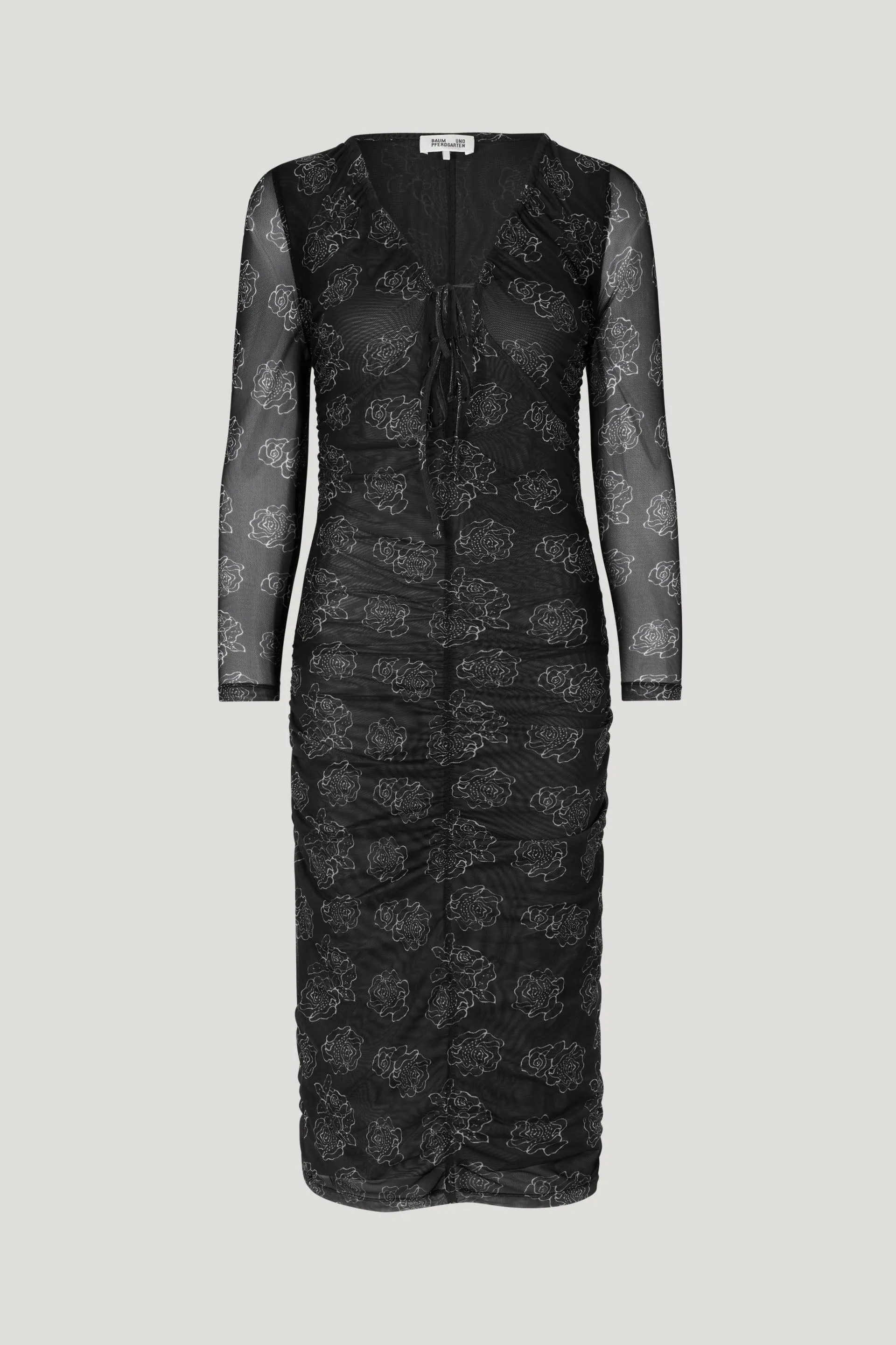 JEZELLE | Black Embroidery Flower