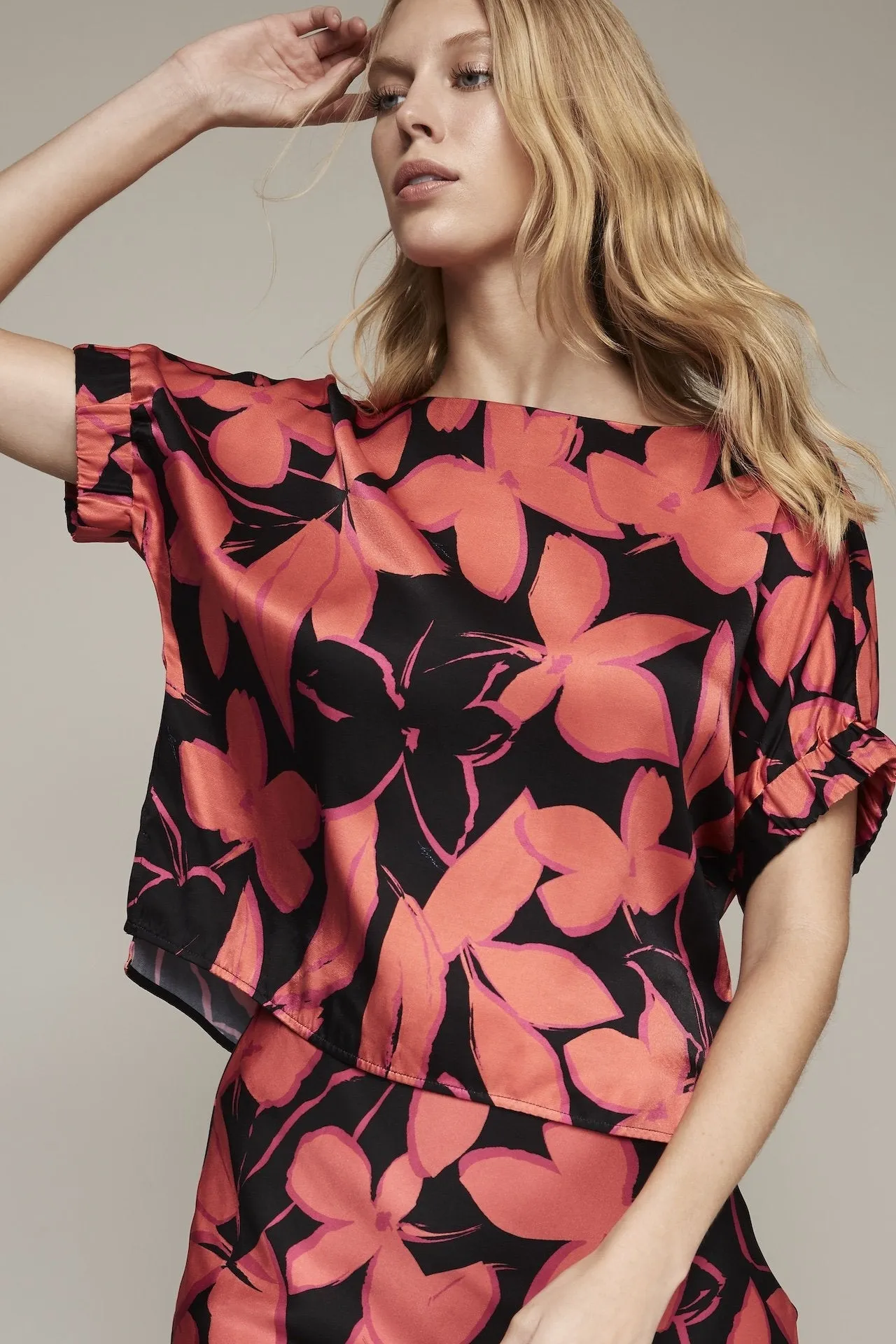 Julie Garland Floral Print Top