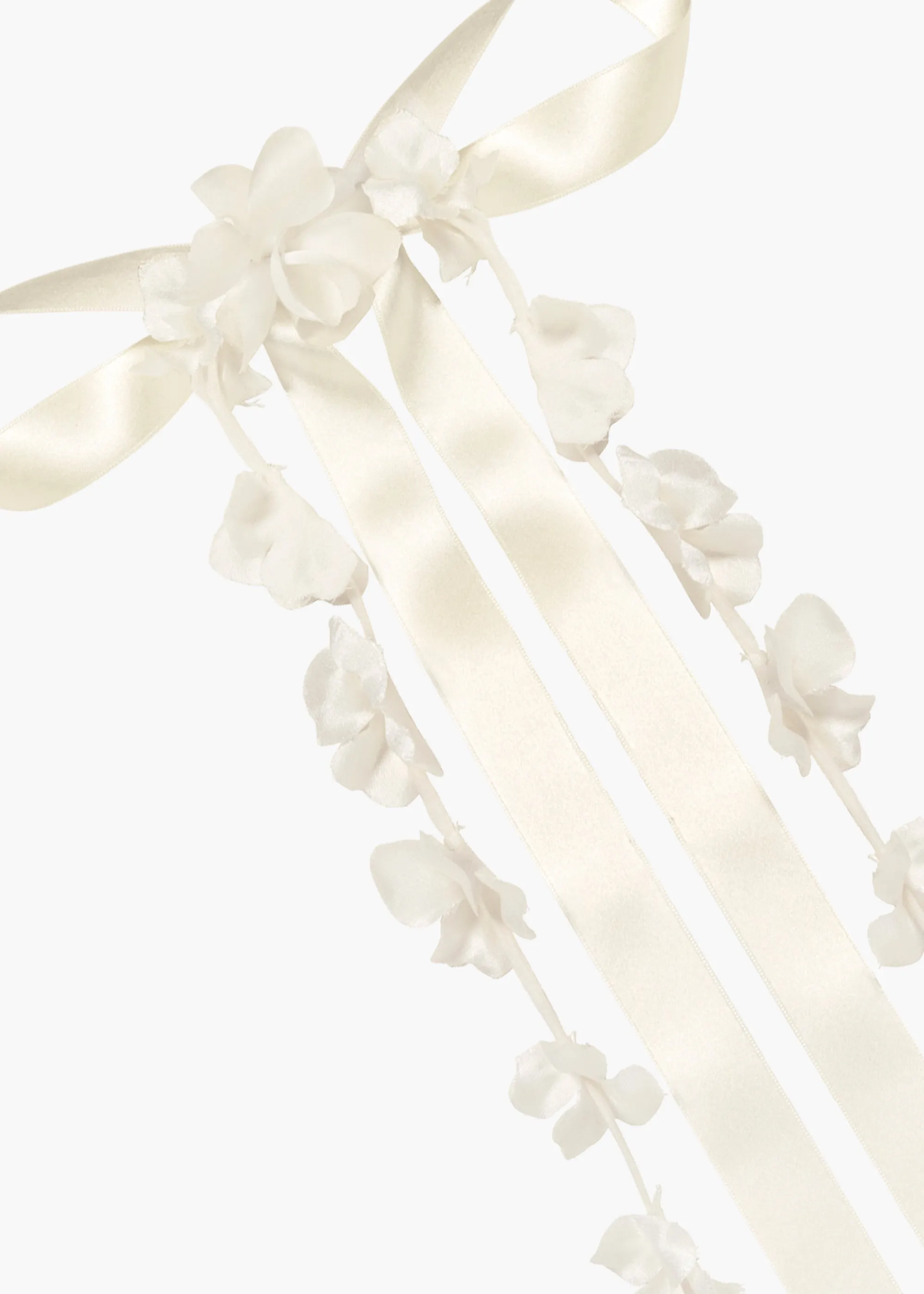 Juliet Bow Barrette -- Cream
