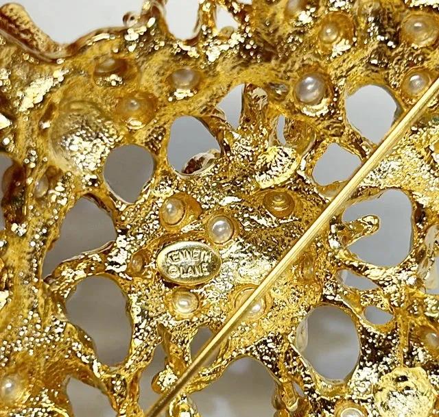 Kenneth Jay Lane statement large scale brooch