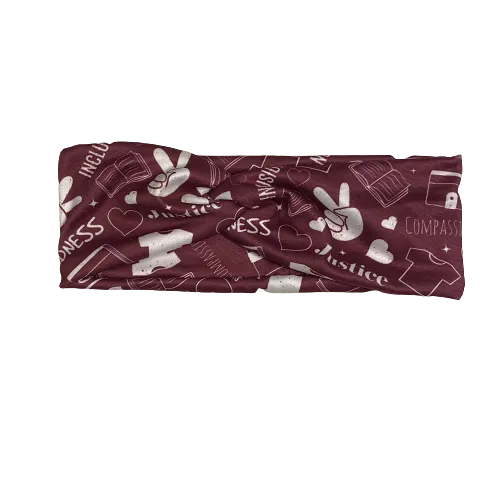 'Kindness Is' Knotted Headband