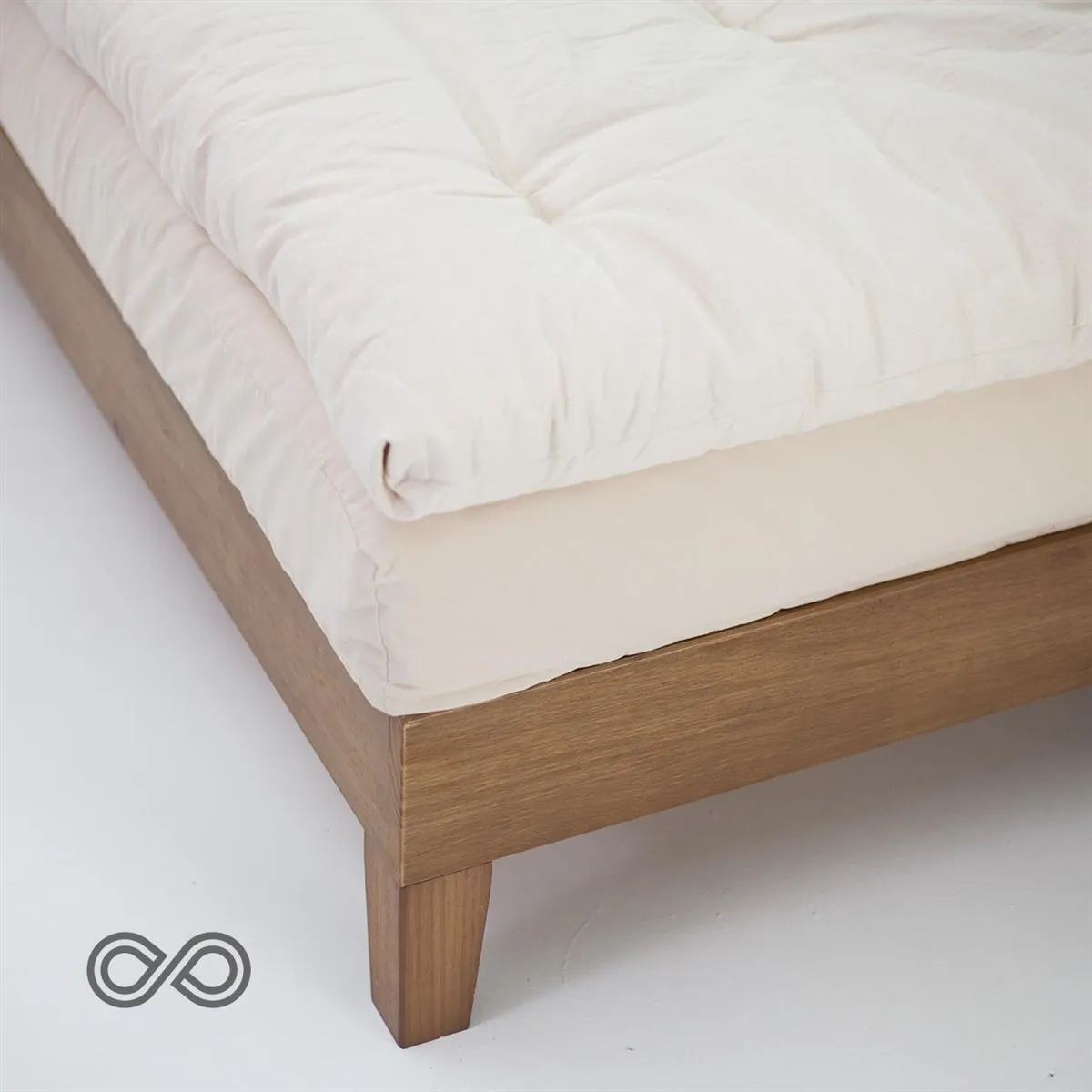 LAGUNA 100% Organic Cotton Topper (3-4") (Grown & Handmade in USA)