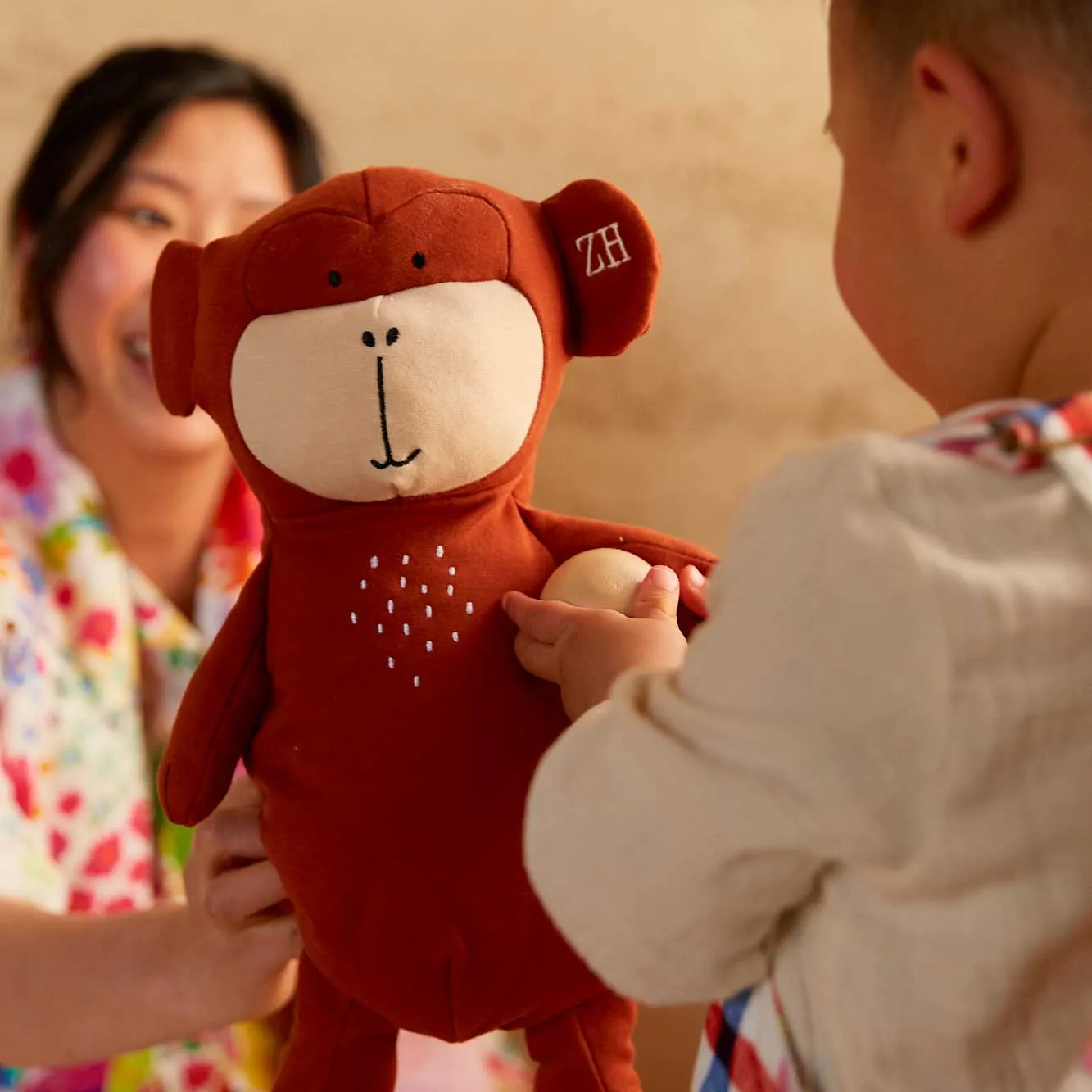 Large Plush Toy - Mr. Monkey