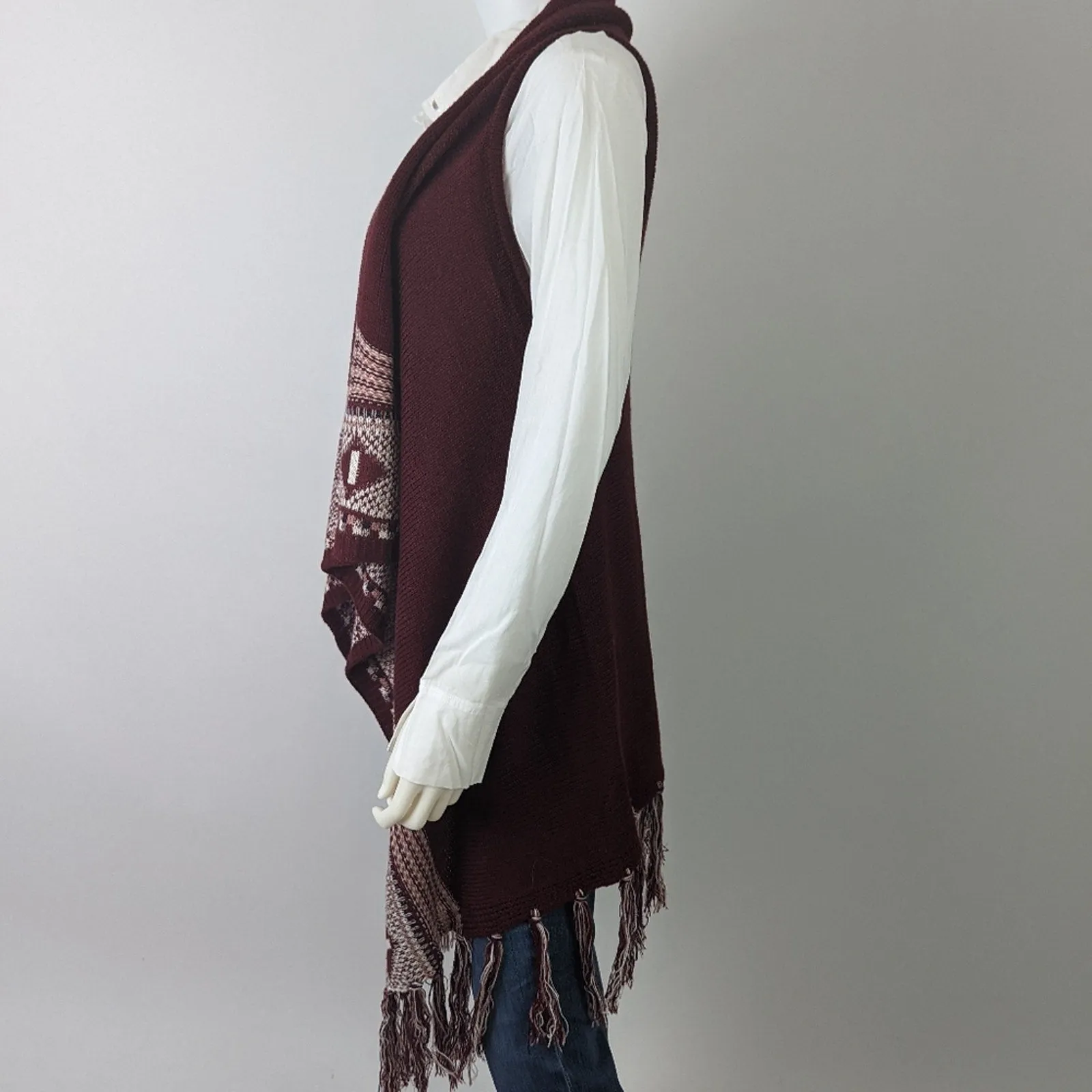 Lildy Printed Sweater Vest S/M