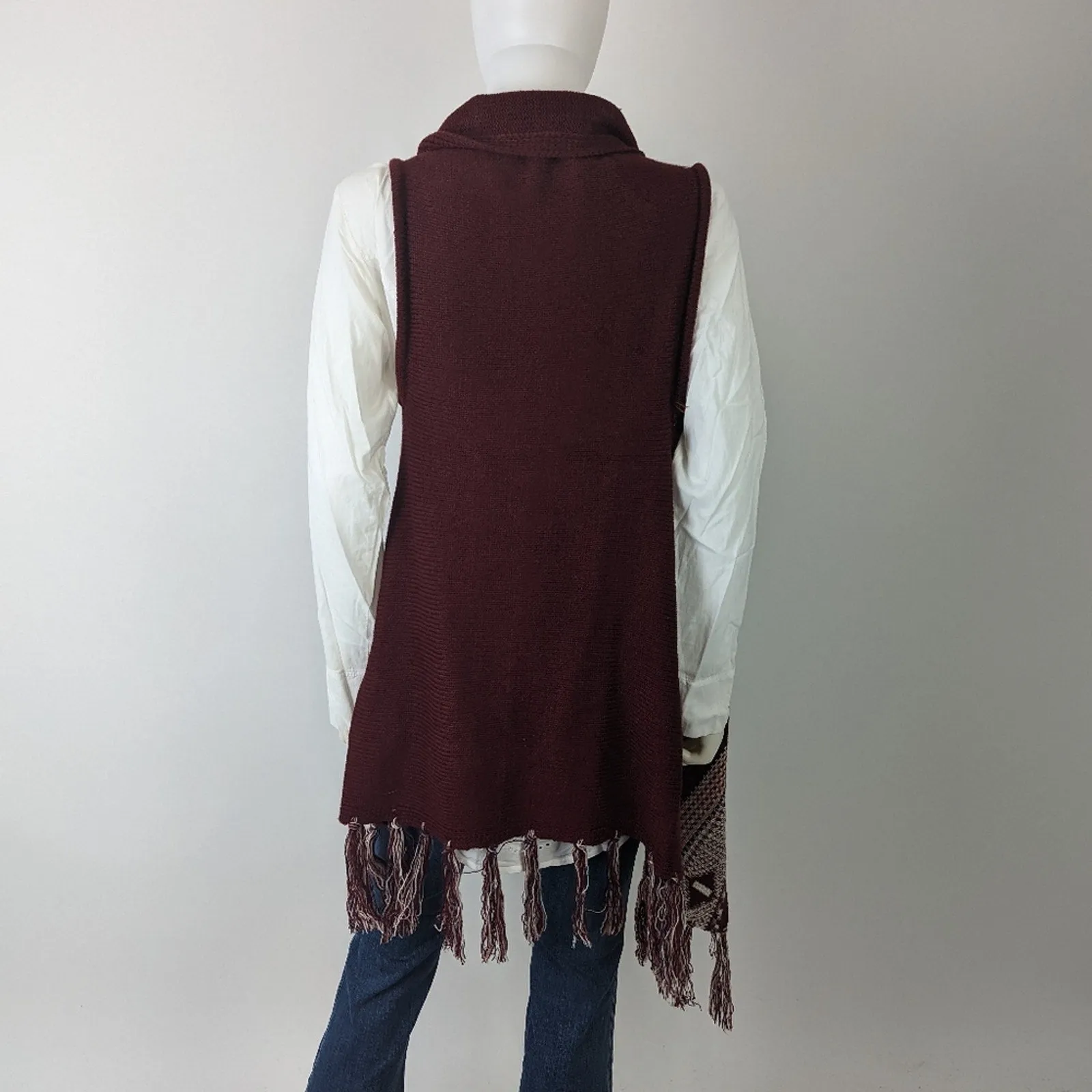 Lildy Printed Sweater Vest S/M