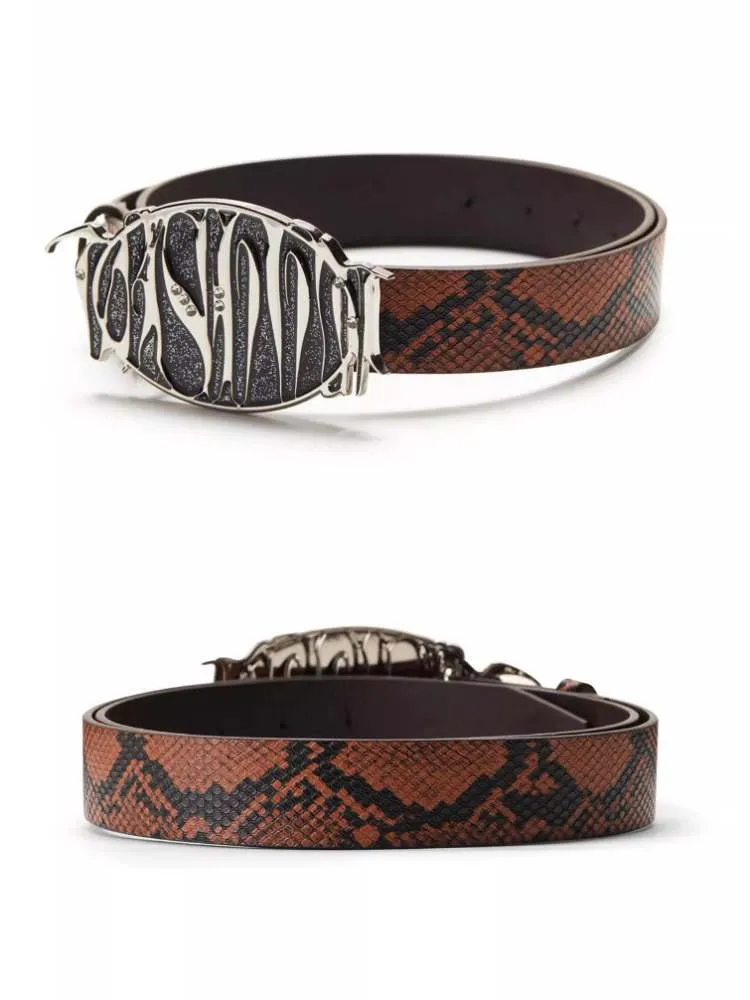 Logo Metal Plate Glitter Diamond Champion Belt【s0000008313】