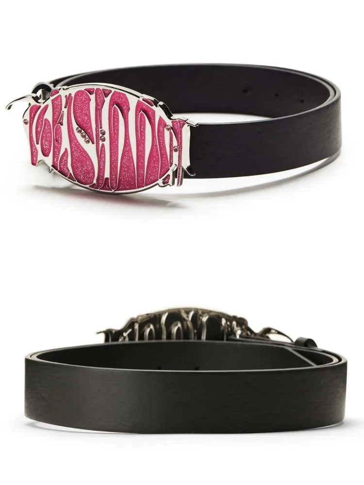 Logo Metal Plate Glitter Diamond Champion Belt【s0000008313】