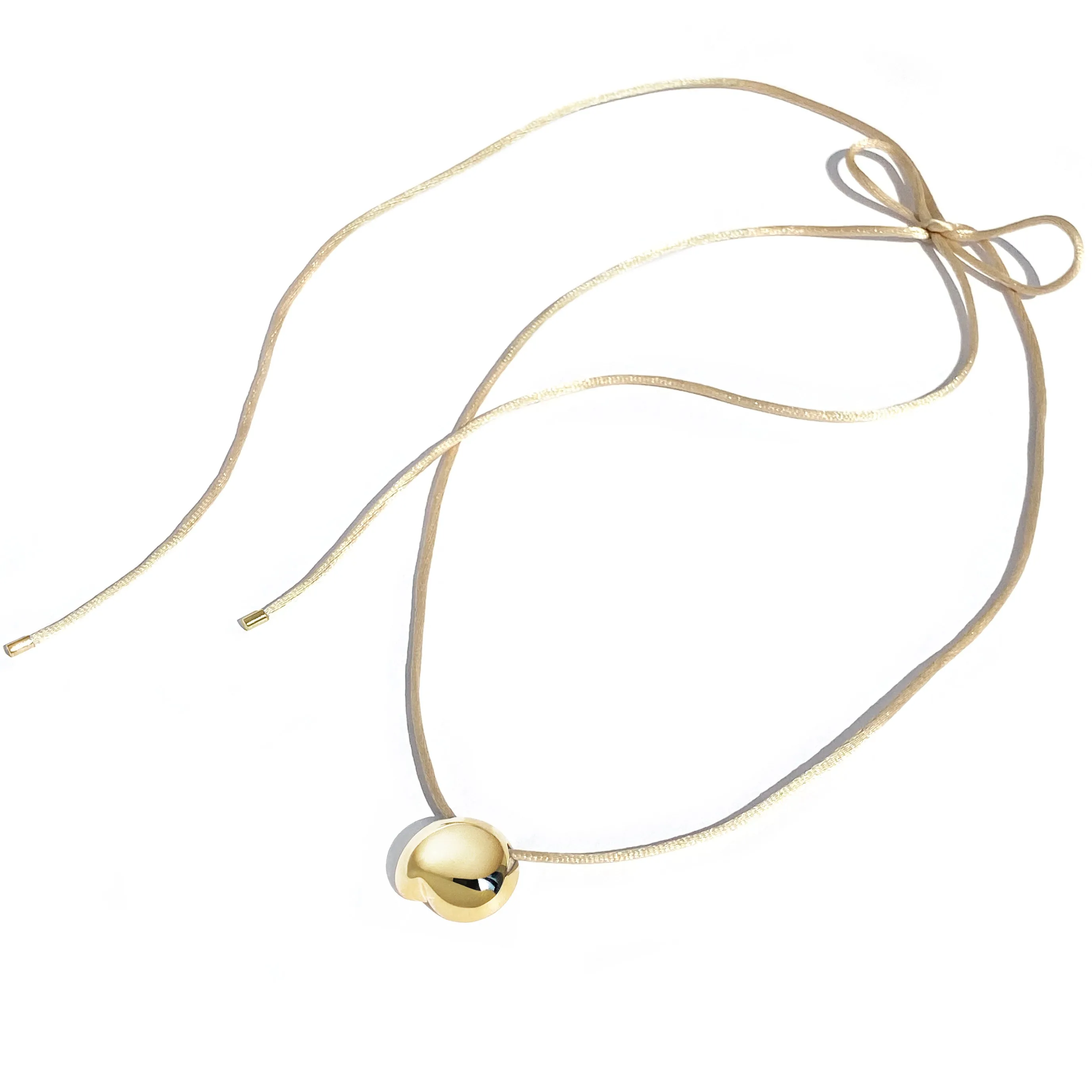 Lola Tie Necklace - Gold
