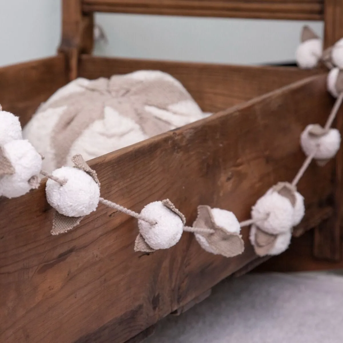 Lorena Canals Garland - Cotton Bolls