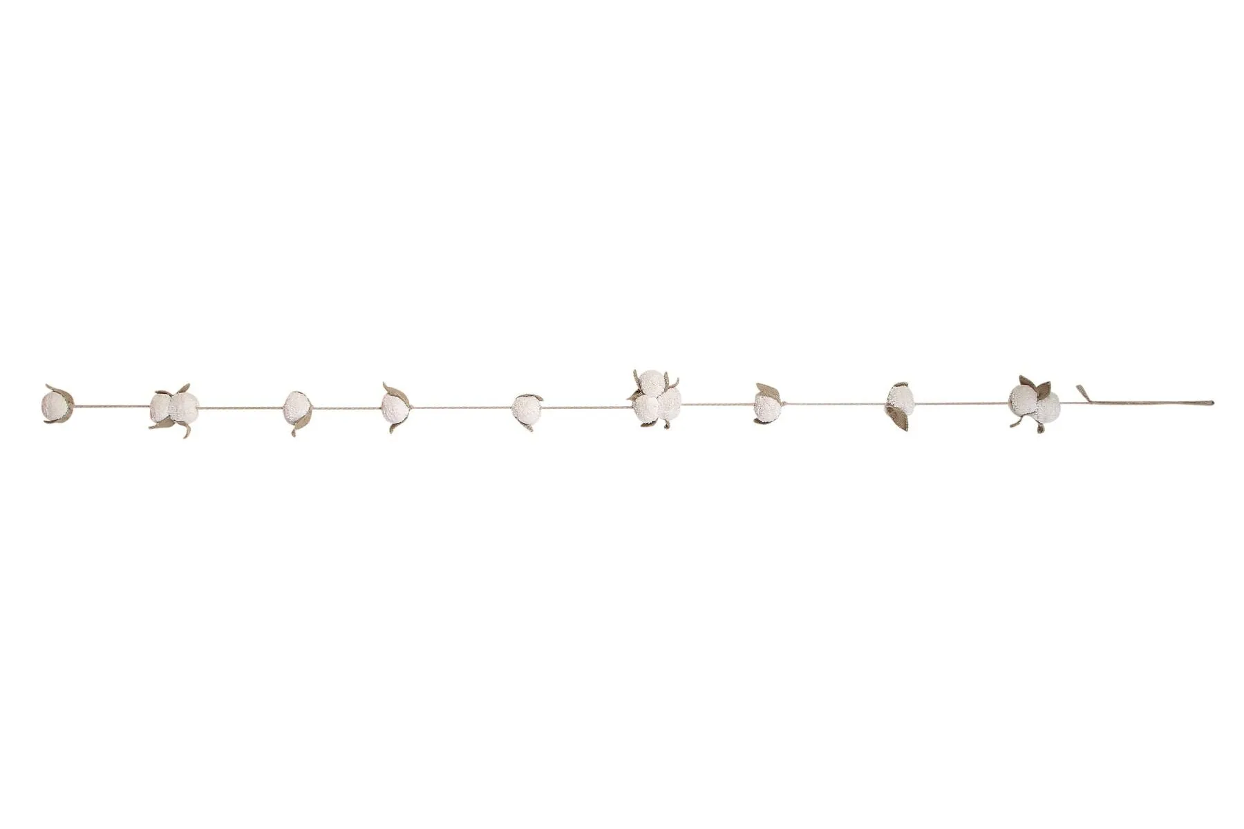 Lorena Canals Garland - Cotton Bolls