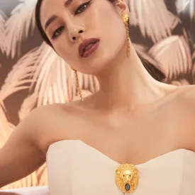 Merlion Brooch
