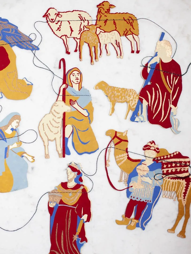 Nativity Paper Garland