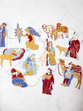 Nativity Paper Garland