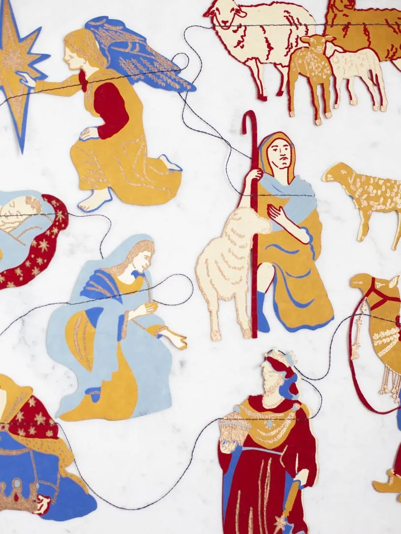 Nativity Paper Garland
