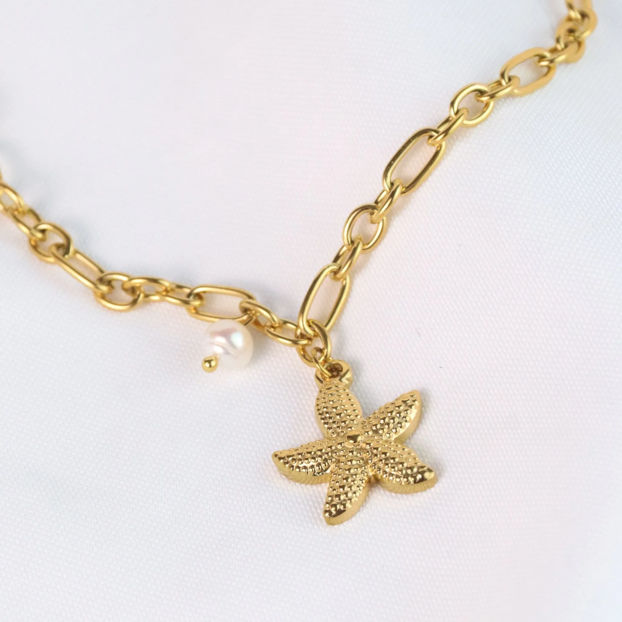 Nerissa - Starfish Charm Necklace