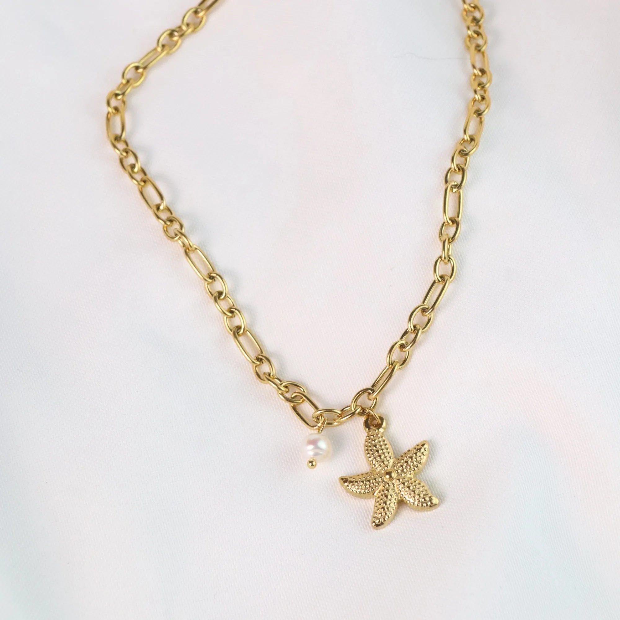 Nerissa - Starfish Charm Necklace