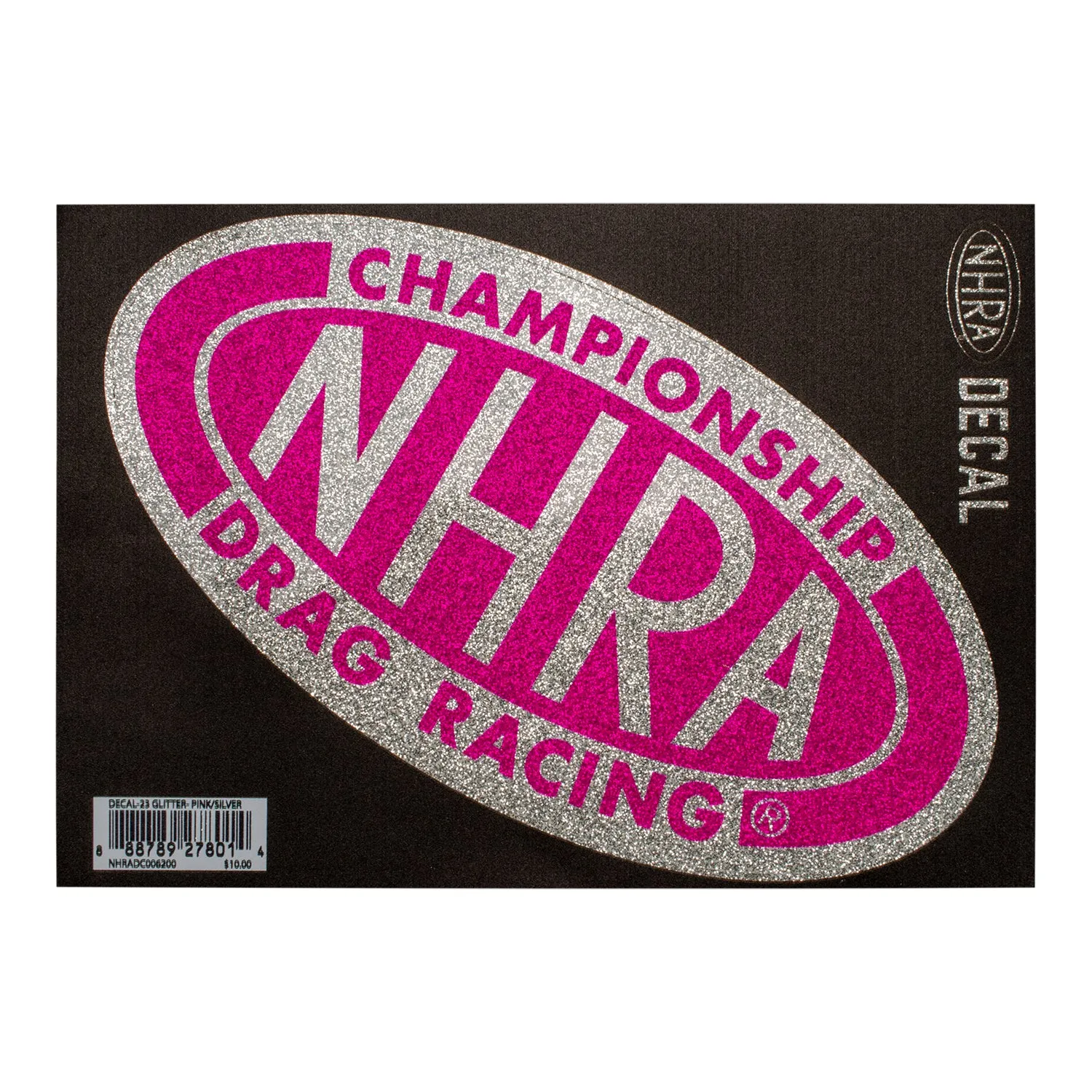 NHRA Glitter Decal