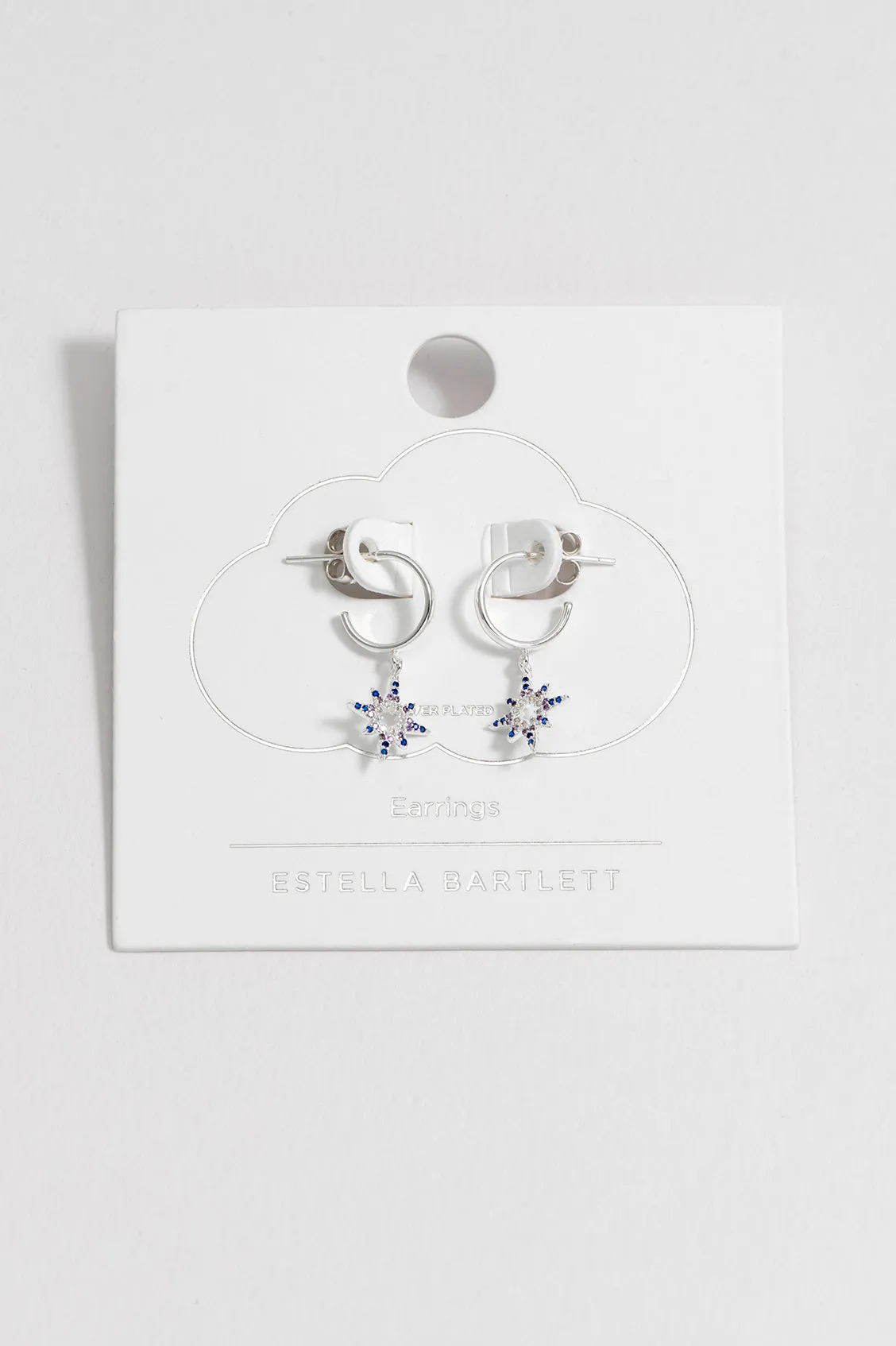 North Star Hoop Earrings
