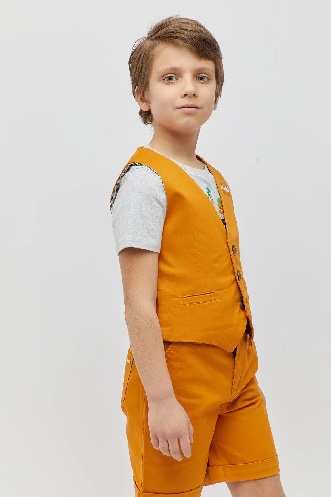 One Friday Mustard Waistcoat