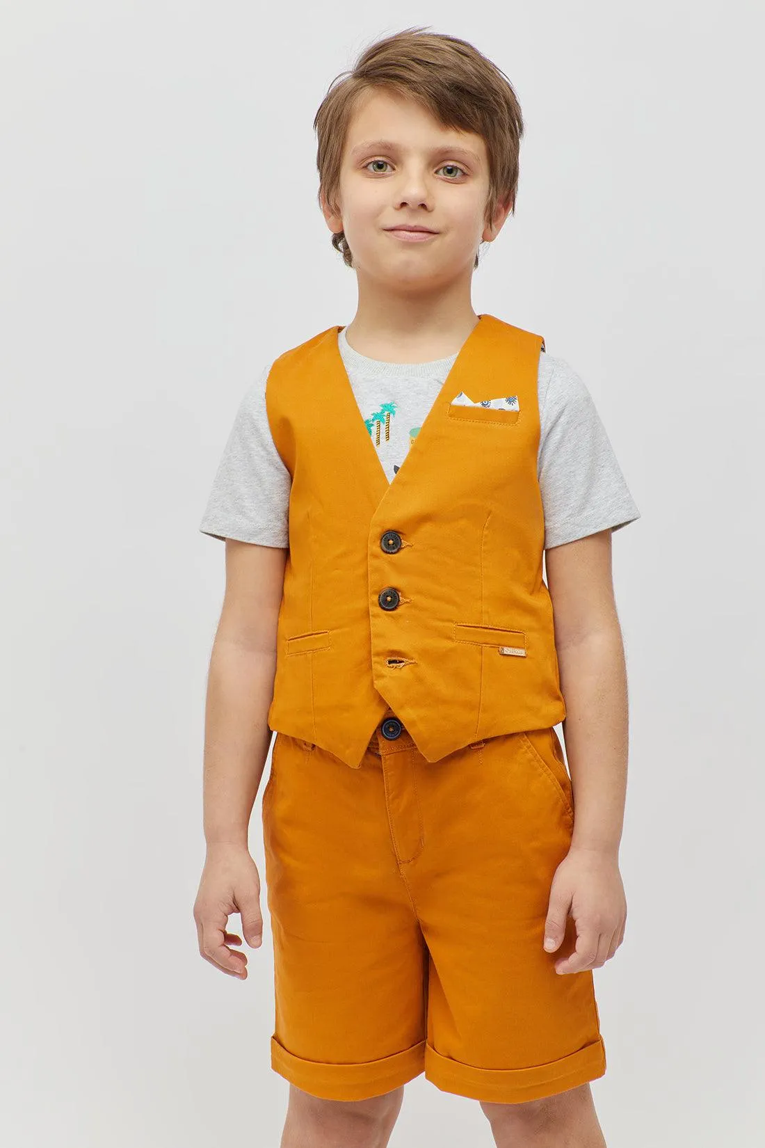 One Friday Mustard Waistcoat