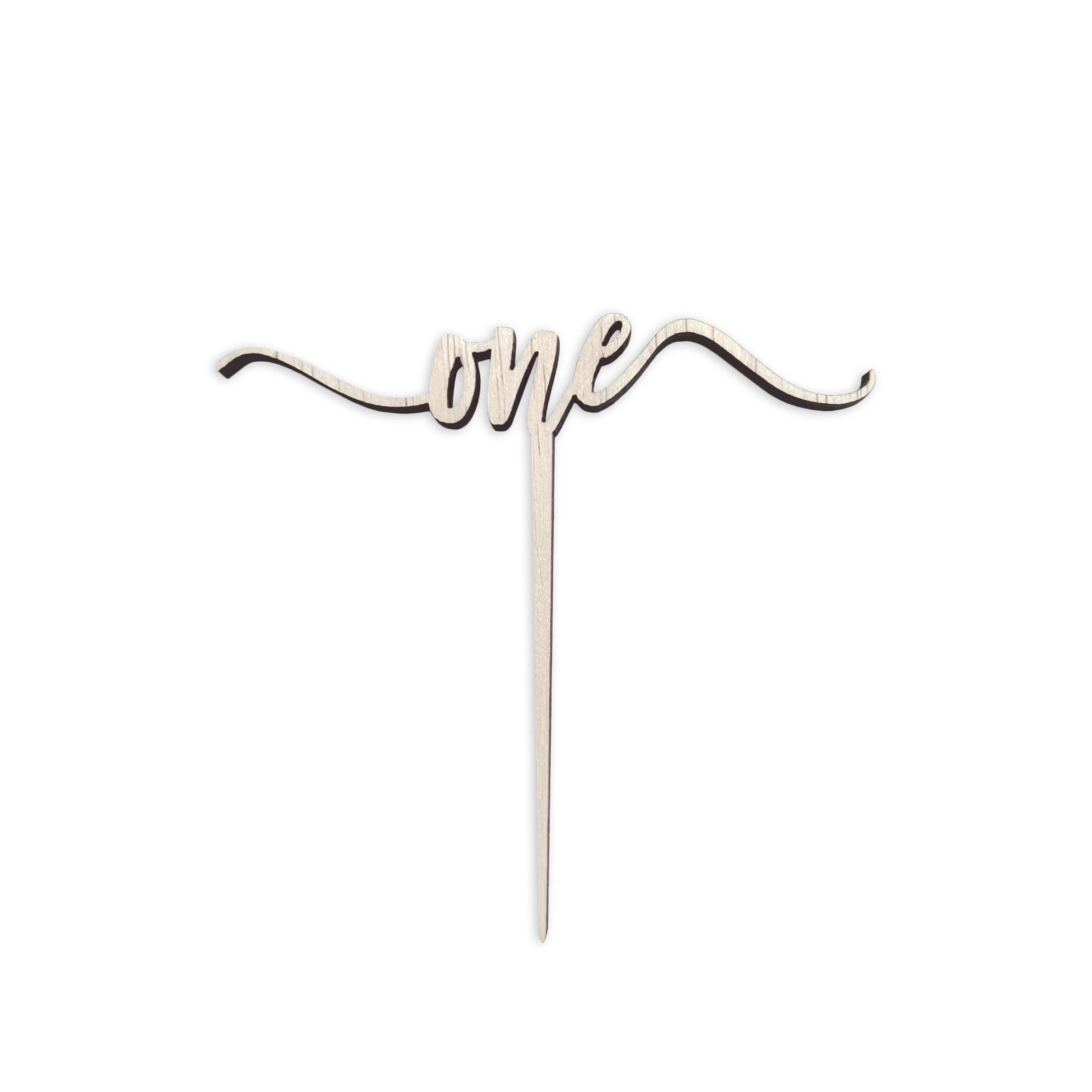 One Swirl Cake Topper