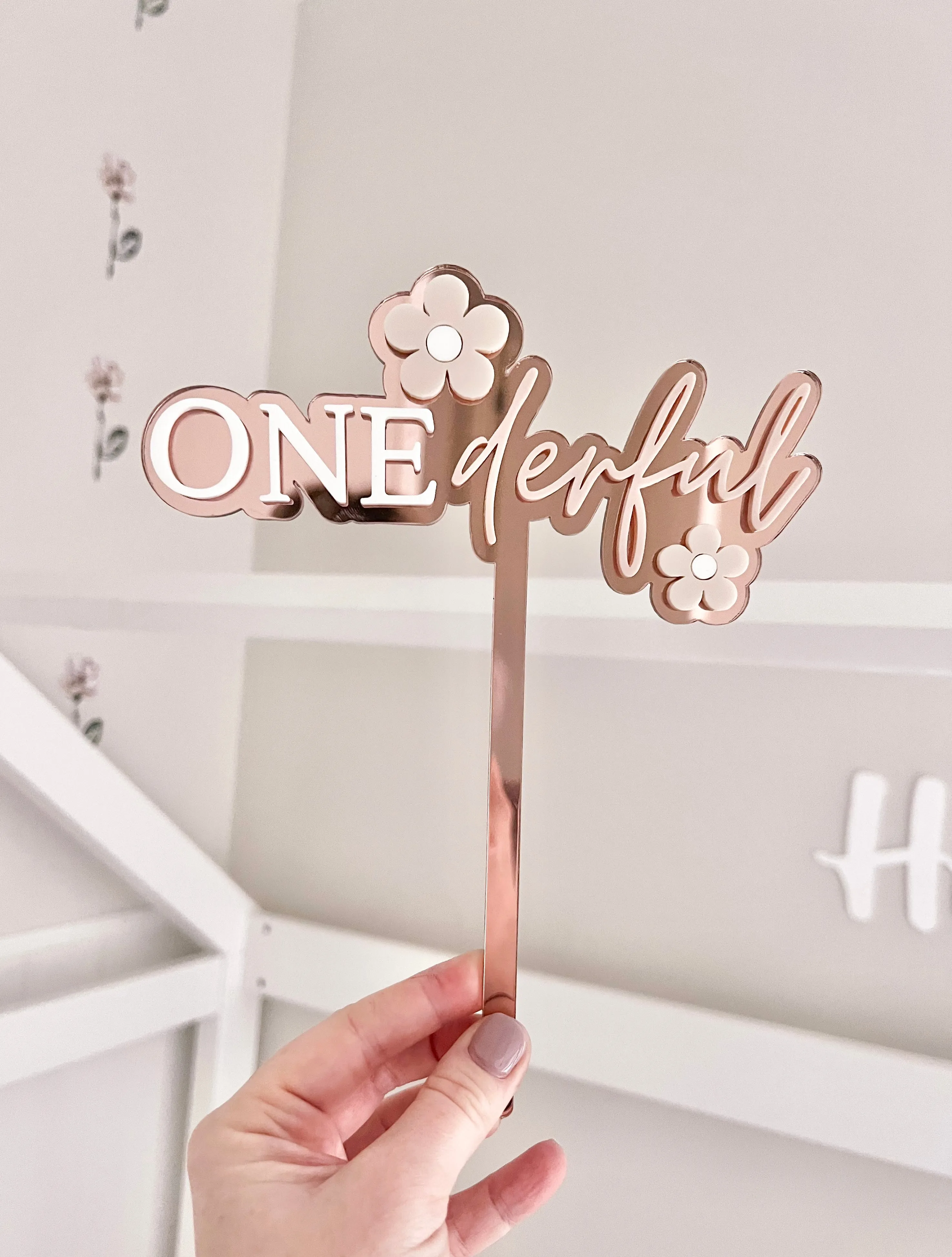 ONEderful Cake Topper - Daisy Theme